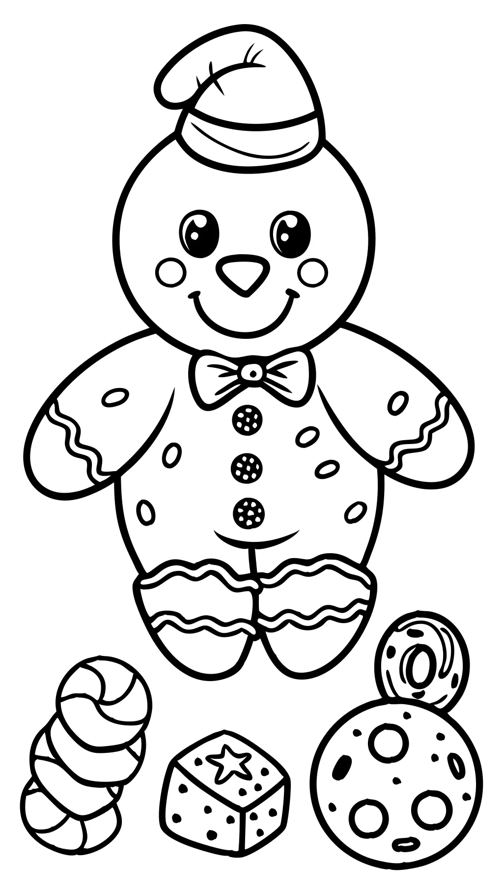 coloriage cookie imprimable coloriage